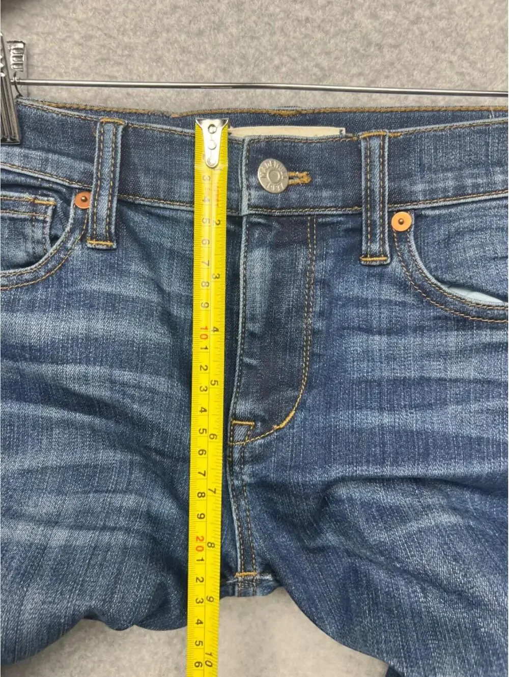 Madewell High Riser Skinny Denim Jeans Womens 24 Mid Wash Classic
